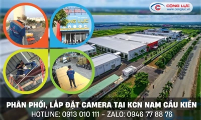 Lắp camera giám sát tại KCN Nam Cầu Kiền, Hải Phòng